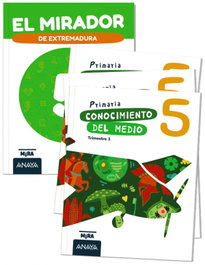 ANAYA, CONOCIMIENTO DEL MEDIO 5ºPRIMARIA +MIRADOR EXTREMADURA
