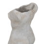 Ixia Macetero Busto Gris Cemento Decoración 19 x 13,50 x 27 cm