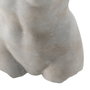 Ixia Macetero Busto Gris Cemento Decoración 19 x 13,50 x 27 cm