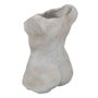 Ixia Macetero Busto Gris Cemento Decoración 19 x 13,50 x 27 cm