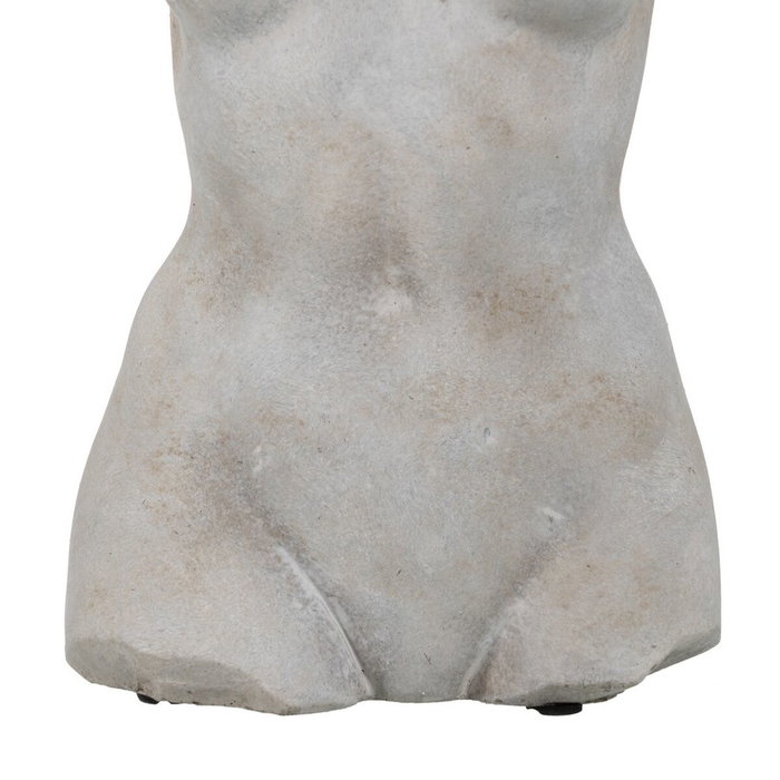 Ixia Macetero Busto Gris Cemento Decoración 19 x 13,50 x 27 cm