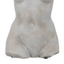 Ixia Macetero Busto Gris Cemento Decoración 19 x 13,50 x 27 cm