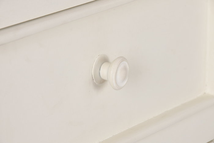 DKD Home Decor Vitrina Tradicional Crema Marron Oscuro Mango y MDF 150 x 190 x 45 cm con 6 cajones y 6 puertas