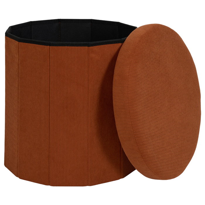 Home Deco Factory Caja-puf Plegable Jules Terra