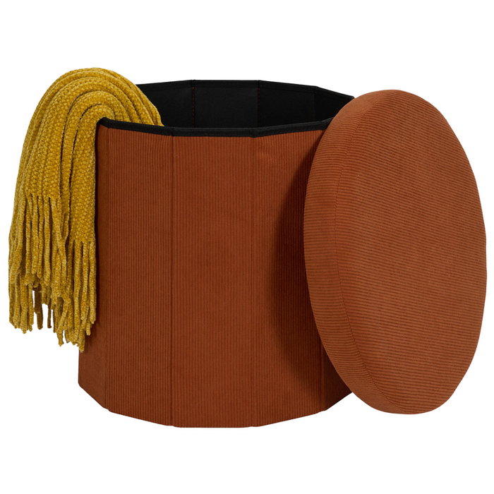 Home Deco Factory Caja-puf Plegable Jules Terra