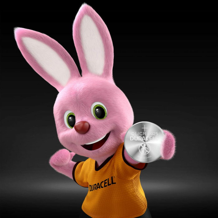 DURACELL Pack de 10 blísteres de 2 pilas de botón CR2025