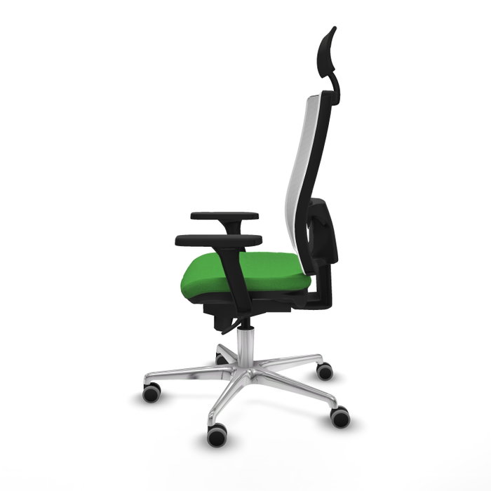 PIQUERAS Y CRESPO Silla de oficina Horna con mecanismo Sincro, Verde y Blanco PIQUERAS Y CRESPO Silla de oficina Horna con mecanismo Sincro, Verde y Blanco
