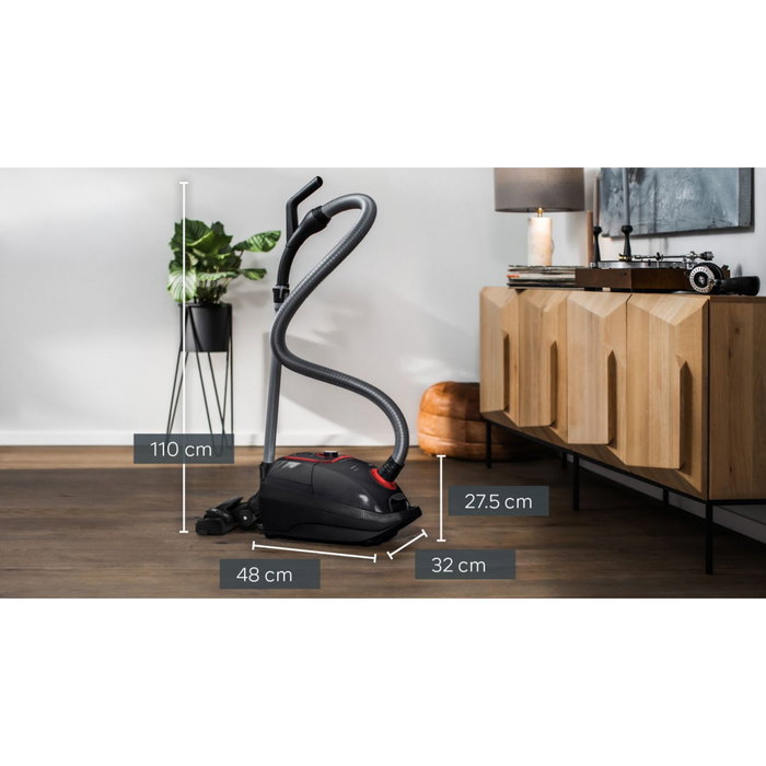 Siemens VSZ7XTRM Aspiradora cilíndrica 750 W Gris pardo