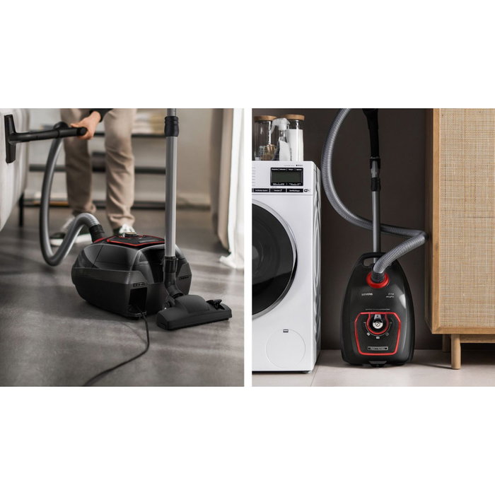 Siemens VSZ7XTRM Aspiradora cilíndrica 750 W Gris pardo