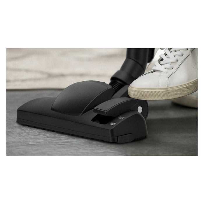 Siemens VSZ7XTRM Aspiradora Cilíndrica 750 W con Filtro Allergy Plus, Color Gris Pardo, Capacidad 5 Litros, 3 Cepillos Incluidos