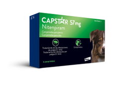 Elanco Capstar 57 mg para Perros Grandes, 6 Comprimidos