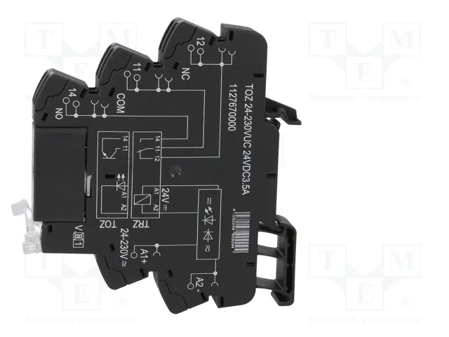 WEIDMÜLLER Relé de interfaz DPDT 3,5A 24-230V AC/DC WEIDMÜLLER Relé de interfaz DPDT 3,5A 24-230V AC/DC