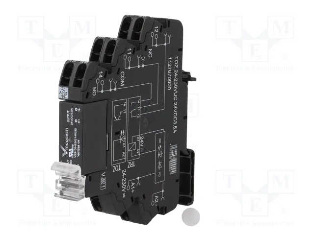 WEIDMÜLLER Relé de interfaz DPDT 3,5A 24-230V AC/DC WEIDMÜLLER Relé de interfaz DPDT 3,5A 24-230V AC/DC