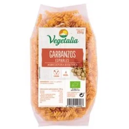 Vegetalia Espirales De Garbanzos 250Gr.Bio Sg Vegano Sin Gluten Sin Lactosa