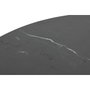 DKD Home Decor Mesa de Centro de Mármol y Madera Negra 80x80x42 cm