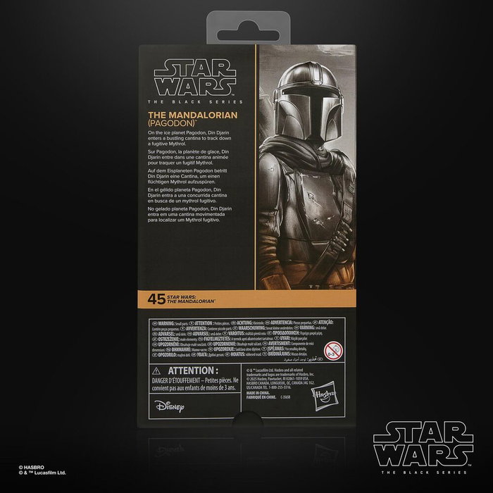 Hasbro Star Wars The Black Series Figura The Mandalorian (Pagodón) 15 cm Hasbro Star Wars The Black Series Figura The Mandalorian (Pagodón) 15 cm