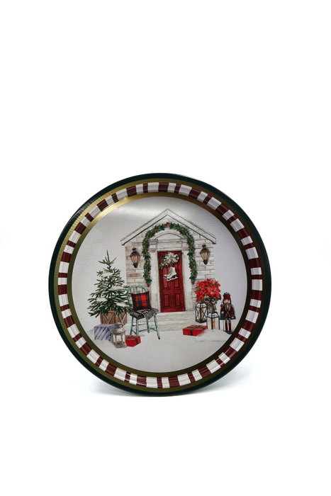 Hermia EZ1971S Bandeja de Metal Decorativa 31.5 x 31.5 cm