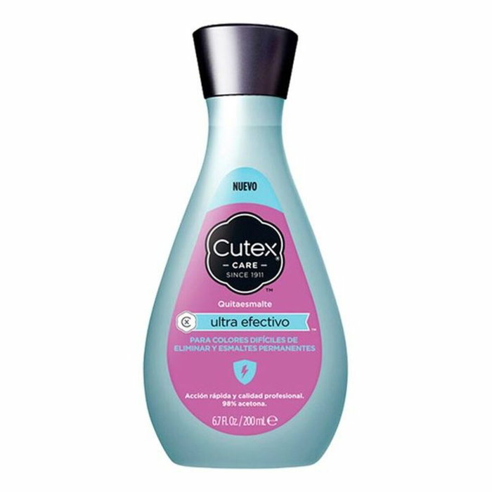 Cutex Quitaesmalte Ultraefectivo para Uñas Gel 200 ml Cutex Quitaesmalte Ultraefectivo para Uñas Gel 200 ml