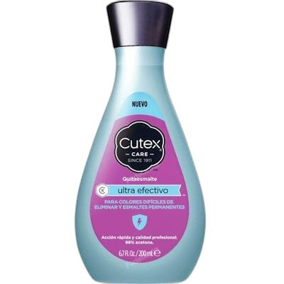 Cutex Quitaesmalte Ultraefectivo para Uñas Gel 200 ml Cutex Quitaesmalte Ultraefectivo para Uñas Gel 200 ml