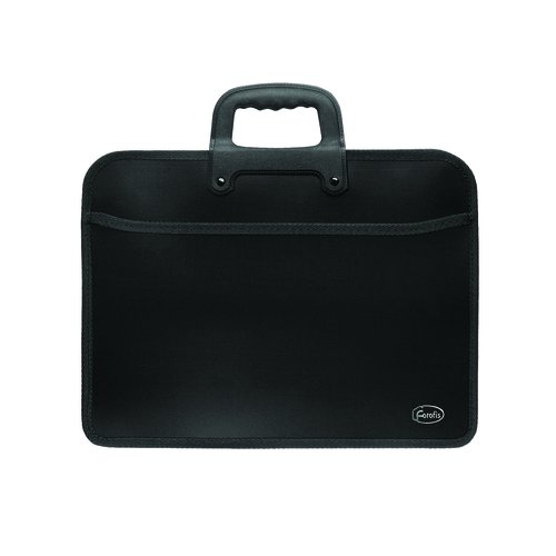Maletin Forofis Pp Ribeteado A4 Con Asa Y Cremallera Negro Maletin Forofis Pp Ribeteado A4 Con Asa Y Cremallera Negro