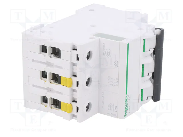 SCHNEIDER ELECTRIC Interruptor Magnetotérmico iC60N 10A 3 Polos Característica D