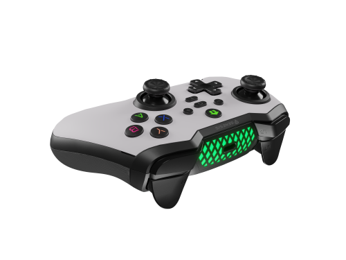 GENESIS Mangan 400 Blanco Gamepad Bluetooth Analógico/Digital para Android, MAC, Nintendo Switch, PC, iOS