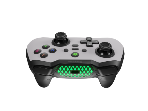 GENESIS Mangan 400 Blanco Gamepad Bluetooth Analógico/Digital para Android, MAC, Nintendo Switch, PC, iOS