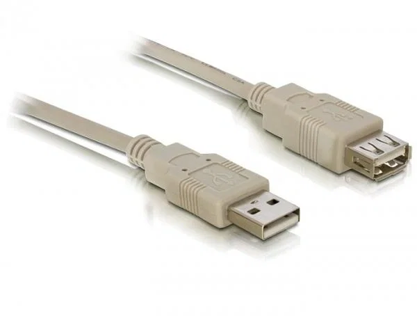 DeLOCK Cable de extensión USB 2.0 A/A 3m Gris DeLOCK Cable de extensión USB 2.0 A/A 3m Gris