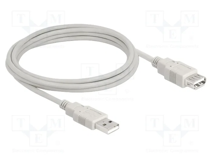 DeLOCK Cable de extensión USB 2.0 Tipo-A a Tipo-A 3 m Gris DeLOCK Cable de extensión USB 2.0 Tipo-A a Tipo-A 3 m Gris