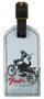 Fender Etiqueta de equipaje biker vintage