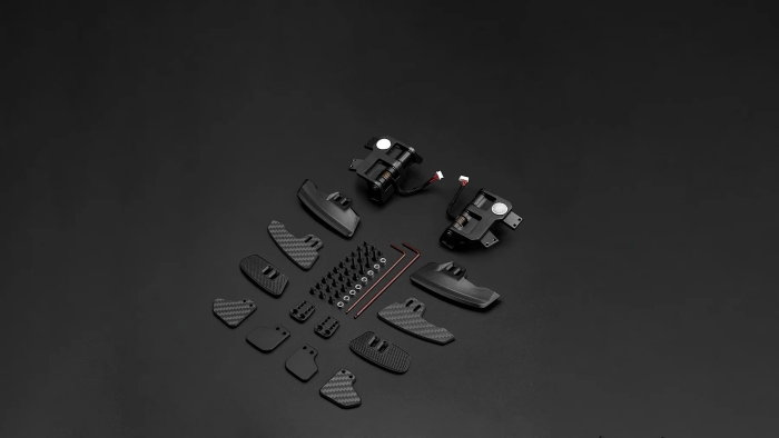 Simagic Módulo de palancas de cambios S410, doble embrague, negro