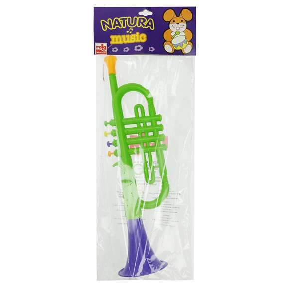 Reig Trompeta Infantil 4 Pistones con Bolsa - Edad Recomendada 3 Años