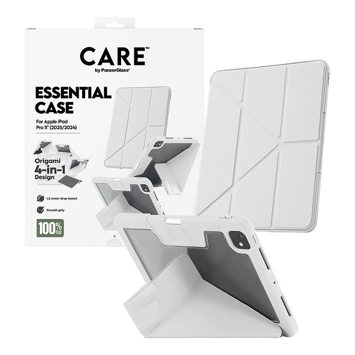 PanzerGlass CARE TPU Essential Case Gris para Apple iPad Pro 11" (2024-2025) - Funda de TPU con 60% Material Reciclado PanzerGlass CARE TPU Essential Case Gris para Apple iPad Pro 11" (2024-2025) - Funda de TPU con 60% Material Reciclado