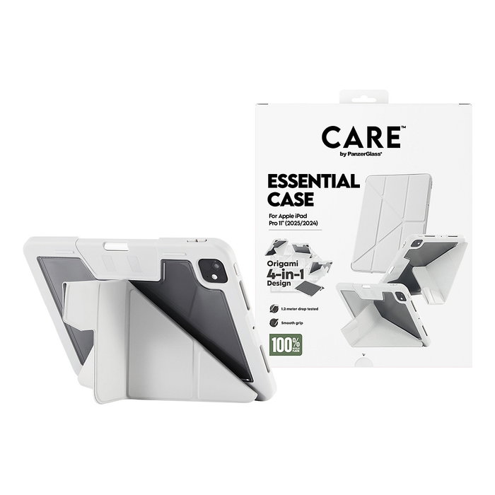 PanzerGlass CARE TPU Essential Case Gris para Apple iPad Pro 11" (2024-2025) - Funda de TPU con 60% Material Reciclado PanzerGlass CARE TPU Essential Case Gris para Apple iPad Pro 11" (2024-2025) - Funda de TPU con 60% Material Reciclado