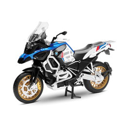 DEQUBE Coche a Escala BMW R1250 GS Adventure 1:12 Azul - D00405