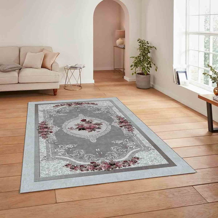 Conceptum HM-CRP25-23 Alfombra de Poliéster Tejida con Reverso Antideslizante 160 x 230 cm