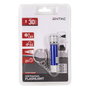 ENTAC Linterna de llavero EFL-5LED-KC Azul