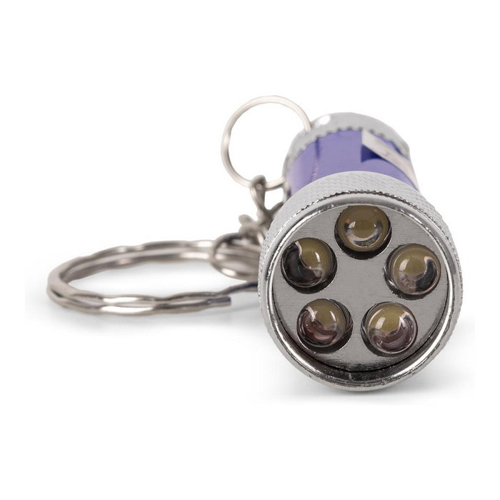 ENTAC Linterna de llavero EFL-5LED-KC Azul