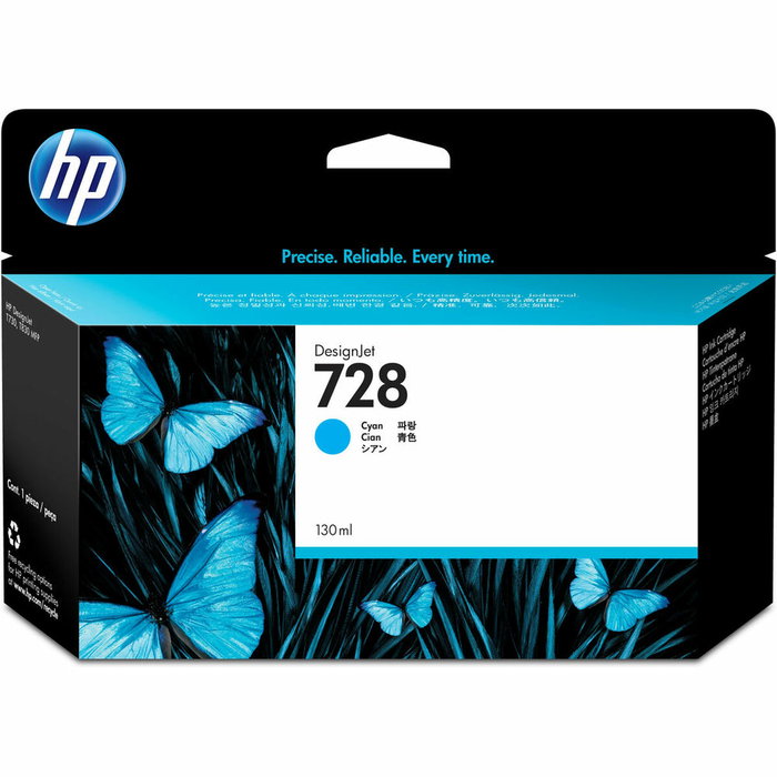 HP 728 Cian 130 ml (F9J67A) Cartucho de tinta HP 728 Cian 130 ml (F9J67A) Cartucho de tinta