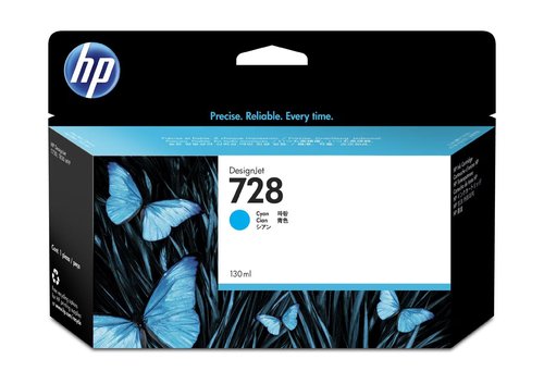 HP 728 Cian 130 ml (F9J67A) Cartucho de tinta HP 728 Cian 130 ml (F9J67A) Cartucho de tinta
