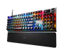 SteelSeries APEX PRO GEN 3 Teclado Mecánico Magnético para Gaming con Interruptores Magnéticos, Retroiluminación LED RGB y Teclado QWERTY Inglés de EE. UU. Negro
