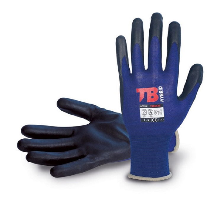 Tomas Bodero Guante Antiestático 718STAC Nylon Fibra Carbono Licra Palma PPU Negro Talla XL Tomas Bodero Guante Antiestático 718STAC Nylon Fibra Carbono Licra Palma PPU Negro Talla XL