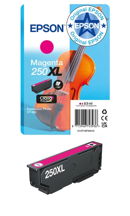 Epson 250XL Magenta Cartucho de Tinta