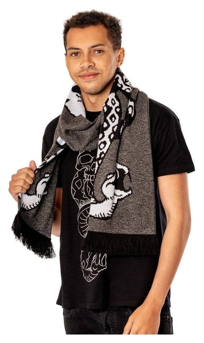 Harry Potter Bufanda Dark Arts Spell Long Length Grey Harry Potter Bufanda Dark Arts Spell Long Length Grey