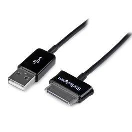 StarTech.com Cable Adaptador USB A Macho a Samsung 30-pin de 2 m - Negro para Galaxy Tab
