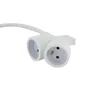 Chacon HO5VVF 3G1.5 5M Prolonderer Dual Head Blanco (FR)