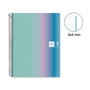 Miquelrius Cuaderno Espiral Aurora A4 80 Hojas 90g Cuadro 5mm Santorini