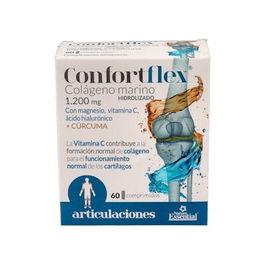 NATURE ESSENTIAL Confortflex Colágeno Marino Ácido Hialurónico Vitamina C Cúrcuma 1200Mg 60 Comprimidos