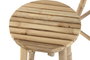 DKD Home Decor Mesa Bar Tropical Bambú Set de 3 Piezas 50 x 105 x 50 cm