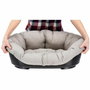 Ferplast Sofa 2 Cama con cojín estampado Dove Grey